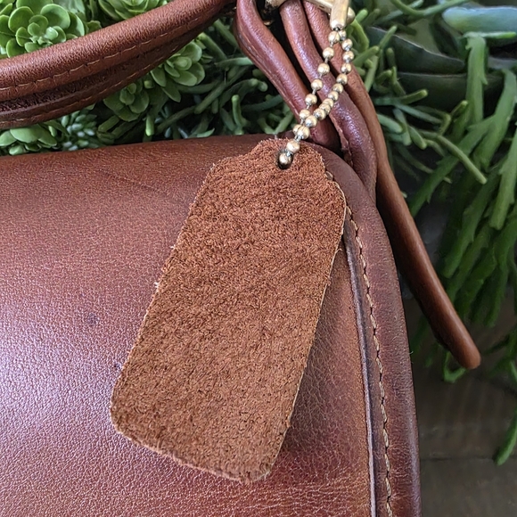 Vintage Coach Convertable Clutch Crossbody-  British Tan- Made In The USA - Picture 3 of 16